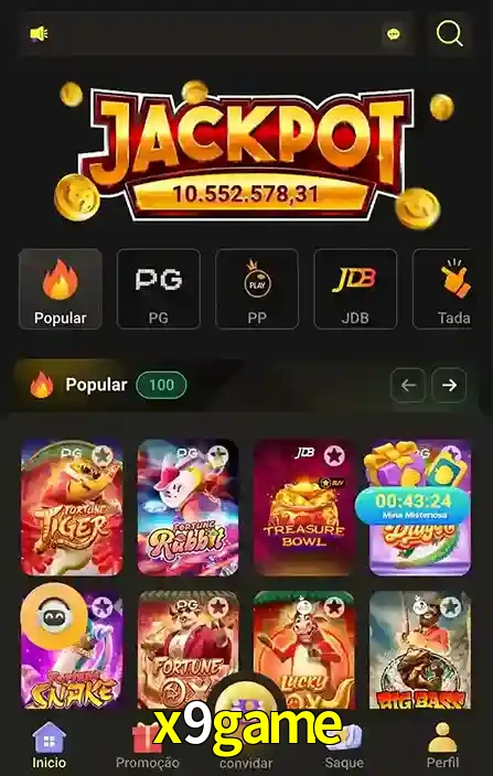 Promoções Especiais no x9game App